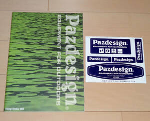 ◆◆未使用！！パズデザイン　ステッカー　2023年カタログ◆◆ドカット　バケットマウス　エルキャリバー　ベスト　ウェーダー　Pazdesign