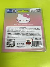 202312010(１２)　台湾　悠遊カード(easy card)　未使用　「Hello Kitty 50th Anniversary ピンク」　＜台湾版のSuica・PASMO・ICOCA＞_画像2