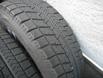 ブリジストン BALMINUM バルミナ アルミホイール 5.5J 14インチ+45 PCD100-4穴 綺麗 175/70R14 BRIDGESTONE VRX 20年製 スタッドレスタイヤ_画像6