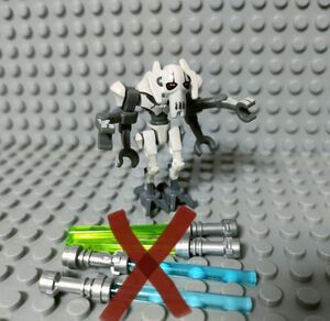 【美品】LEGO レゴ　スターウォーズ STAR WARSグリーヴァス将軍　ミニフィグ　正規品