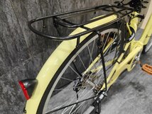 【新車訳ありアウトレット品】26インチ折り畳み自転車　シティサイクル　シグルギア　アイボリー【SK0818】_画像6