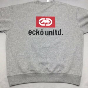 【送料無料】【新品】ecko unltd. メンズトレーナー　　3L 　 モクグレー★ECM31300