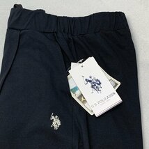 【送料無料】【新品】US.POLO.ASSN レディース ロングパンツ（微起毛 ストレッチ 吸水速乾 UVカット 抗ピリング 裾ゴム)　　M　　BK★23502_画像2