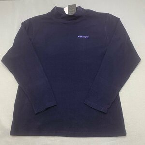 【送料無料】【新品】Kaepa レディース長袖Ｔシャツ（両面起毛 ストレッチ素材 UVカット ハイネック）　L　　ネイビー★583133