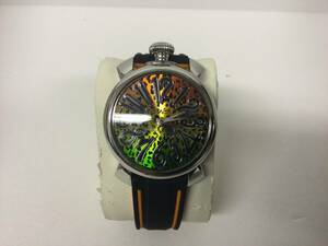 Z14◆中古ジャンク品◆GaGa MILANO ガガミラノ マニュアーレ 40mm 限定500本モデル