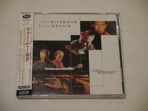 【即納可！】 Lee Ritenour/Dave Grusin 「TWO WORLDS」(POCF 1035)【JAZZ】【帯付き・程度良】