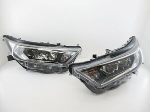 ●新車外し 美品 RAV4 ラブ4 MXAA52 MXAA54 純正 左右 LED ヘッドライト 右 左 【 STANLEY 42-87 】 刻印 A (M000B15)