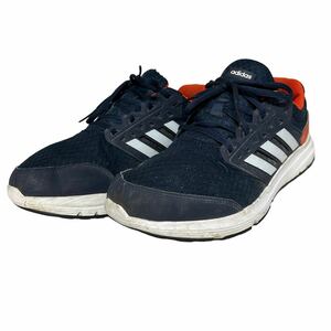 BB119 adidas アディダス メンズ ローカットスニーカー US8.5 26.5cm ネイビー オレンジ