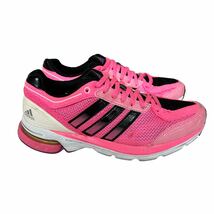 BB192 adidas アディダス adizero アディ ゼロ Boston ボストン レディース ランニングシューズ スニーカー US6.5 23.5cm ピンク ブラック_画像3