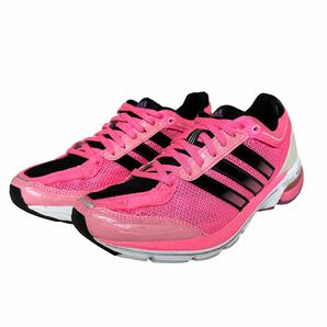 BB192 adidas アディダス adizero アディ ゼロ Boston ボストン レディース ランニングシューズ スニーカー US6.5 23.5cm ピンク ブラックの画像1