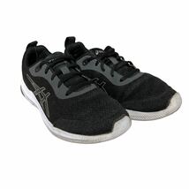 BB207 ASICS アシックス メンズ スニーカー US7.5 25.5cm ブラック グレー シルバー メッシュ_画像8