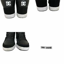 BB209 DC SHOES ディーシーシューズ メンズ スニーカー US8 26cm ブラック ホワイト_画像10