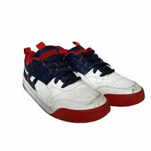 BB210 PUMA プーマ メンズ スニーカー US8.5 26.5cm ホワイト ネイビー レッド_画像8