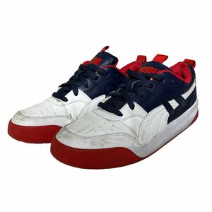 BB210 PUMA プーマ メンズ スニーカー US8.5 26.5cm ホワイト ネイビー レッド