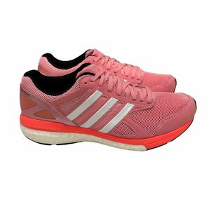 BB480 adidas アディダス adizero アディゼロ レディース スニーカー US6.5 23.5cm ピンク ホワイト メッシュの画像3