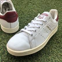 美品22 adidas STANSMISTH アディダス スタンスミス HW577_画像2