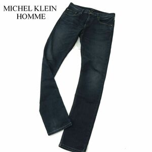 MICHEL KLEIN HOMME ミッシェルクラン オム USED加工★ ストレッチ スキニー デニム パンツ ジーンズ Sz.48　メンズ 日本製　A3B05458_B#R