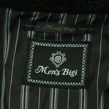 MEN'S BIGI メンズビギ 秋冬 フード収納★ ボリュームネック ウール ダウン ジャケット Sz.M　メンズ 黒　A3T14259_B#N_画像7