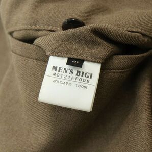 22AW★ MEN'S BIGI メンズビギ 通年 スタプレタイプ EASY CARE ツイル ストレッチ イージー スラックス パンツ Sz.1 メンズ A3B05519_B#Rの画像10