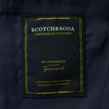 国内正規★ SCOTCH&SODA スコッチ&ソーダ 秋冬 ウール混★ メルトン チェスター コート Sz.S　メンズ 黒　A3T14478_C#N_画像7