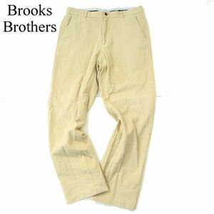 Brooks Brothers ブルックスブラザーズ 秋冬 コーデュロイ★ ノータック スラックス パンツ Sz.33　メンズ　A3B05568_C#Q