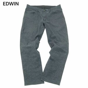 EDWIN エドウィン E53WF 秋冬 WILD FIRE 防風★ 裏起毛 ストレッチ ストレート パンツ Sz.36　メンズ 日本製 バイク 大きい　A3B05640_C#Q