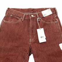 【新品 未使用】 UNIQLO U ユニクロ ユー ルメール 通年 レギュラー フィット カラー デニム パンツ ジーンズ Sz.31　メンズ　A3B05757_C#R_画像4