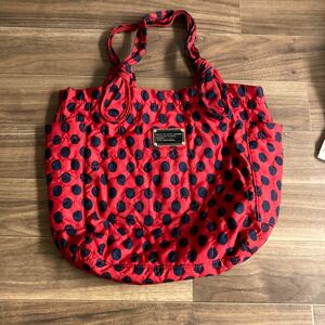  Mark by Mark Jacobs MARC BY MARC JACOBS tote bag nylon eko-bag dot pattern standard Logo light weight 