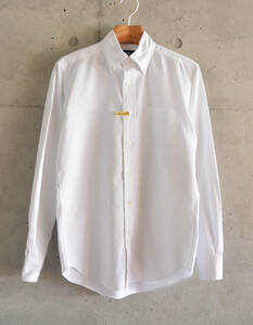 【 鎌倉シャツ Maker's Shirt 】白 長袖シャツ 39-87 クリーニング済み