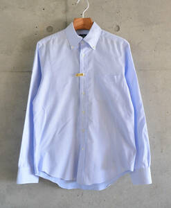 【 鎌倉シャツ Maker's Shirt 】長袖シャツ 39-87 クリーニング済み/スリムフィット 15 1/2 - 34 1/3