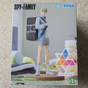 在庫2 SPY×FAMILY Luminasta ロイド・フォージャー テニス フィギュア 新品未開封 スパイファミリー セガ SEGA プライズ 定形外郵便 ◯