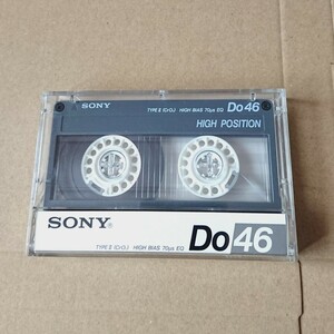 SONY ソニー カセットテープ HIGH POSITION ハイポジション テープ Do46×1本 ツメ有り 中古品 