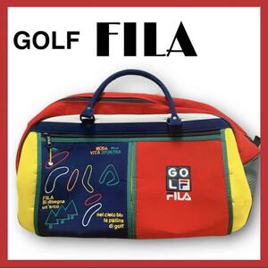 FILA GOLF フィラゴルフ　キャスター付　ボストンバッグ　キャリーバッグ　ゴルフバッグ　ボストンバッグ　かわいい　大容量　スポーツ