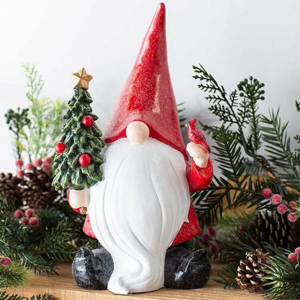 クリスマス 北欧 置物 飾り インテリア サンタ サンタクロース 小人 人形 レトロ 可愛い かわいい