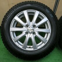 *送料無料*バリ溝！21年！キレイ！9.5分★スタッドレス 185/65R15 ブリヂストン ブリザック VRX2 ravrion RS01 PCD100/4H★3112003イス_画像2