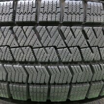 *送料無料*バリ溝！21年！キレイ！9.5分★スタッドレス 185/65R15 ブリヂストン ブリザック VRX2 ravrion RS01 PCD100/4H★3112003イス_画像4