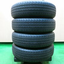 *送料無料*バリ溝！21年！9分★ダイハツ ムーヴ キャンバス 純正 スチール 155/65R14 ブリヂストン エコピア EP150 PCD100/4H★3112806イノ_画像5