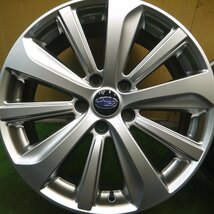 *送料無料*キレイ★スバル B4 レガシィ 純正 ホイール 18インチ 18×7.5J PCD114.3/5H★3112904Hホ_画像2