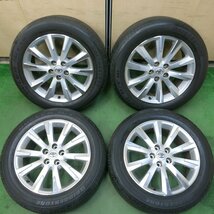 [送料無料]4本価格★トヨタ ヴァンガード 純正 235/55R18 ブリヂストン デューラー H/T 687 18インチ PCD114.3/5H★3100701イノ_画像1