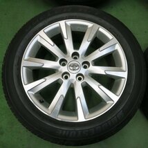 [送料無料]4本価格★トヨタ ヴァンガード 純正 235/55R18 ブリヂストン デューラー H/T 687 18インチ PCD114.3/5H★3100701イノ_画像4