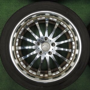 [送料無料]バリ溝！9.5分★BELLONA WEDS 245/45R19 グッドイヤー イーグル LS2000 hybridⅡ ARTISAN SPIRIT PCD114.3/5H★3102606TNノの画像3