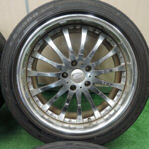 [送料無料]バリ溝！9.5分★BELLONA WEDS 245/45R19 グッドイヤー イーグル LS2000 hybridⅡ ARTISAN SPIRIT PCD114.3/5H★3102606TNノの画像4