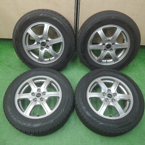 *送料無料*バリ溝！20年！綺麗！9分★プリウス 等 195/65R15 スタッドレス ヨコハマ iG60 BALMINUM バルミナ PCD100/5H★3113008SYス