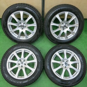 *送料無料*超バリ溝！21年！ほぼ10分★スタッドレス 225/55R17 ヨコハマ アイスガード iG60 AXEL Three アクセル PCD100/5H★3120501イス