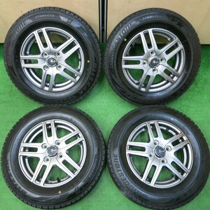 *送料無料*超バリ溝！21年！ほぼ10分★スタッドレス 145/80R13 ブリヂストン ブリザック VRX2 Zmeist VS-1 PCD100/4H★3120505イス