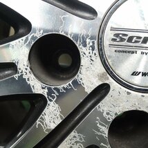 [送料無料]バリ溝！9.5分★WORK Script STEEZ STZ-SCRIPTT02/N 195/65R15 スタッドレス ファルケン PCD114.3/5H ワーク★3112107TNス_画像7