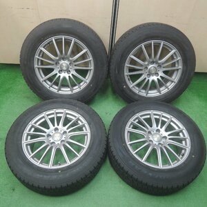 *送料無料*バリ溝！キレイ！9.5分★スタッドレス 225/65R17 グッドイヤー アイスナビ SUV ravrion selzer PCD114.3/5H★3120809SYス