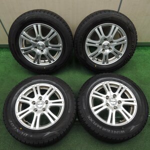 *送料無料*バリ溝！22年！9.5分以上★スタッドレス 195/65R15 ダンロップ ウインターマックス WM02 REVERLINE PCD114.3/5H★3120906TNス