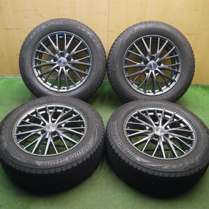 *送料無料*バリ溝！キレイ！9.5分★スタッドレス 225/60R17 ブリヂストン ブリザック VRX2 ravrion RM01 PCD114.3/5H★3120802Hス