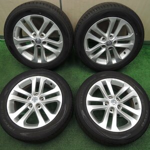 [送料無料]バリ溝！キレイ！9.5分★日産 ジューク 純正 215/55R17 トーヨー トランパス MPZ 17インチ PCD114.3/5H★3110204TNノ